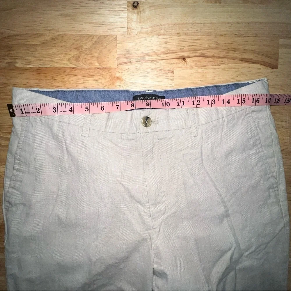 Banana Republic Aiden Fit Men’s Khaki Pants 34x34 - Classic & Comfortable